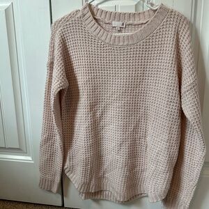 SO Light Pink Knit Sweater